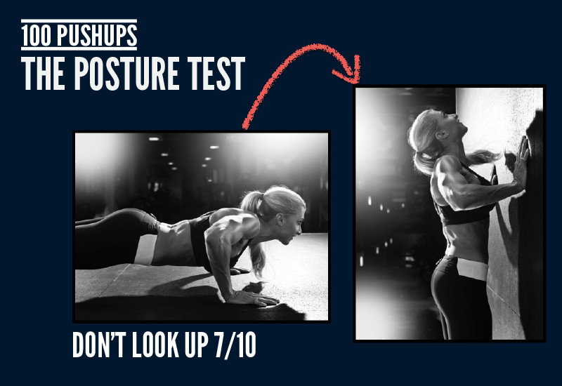 Bad pushups technique example